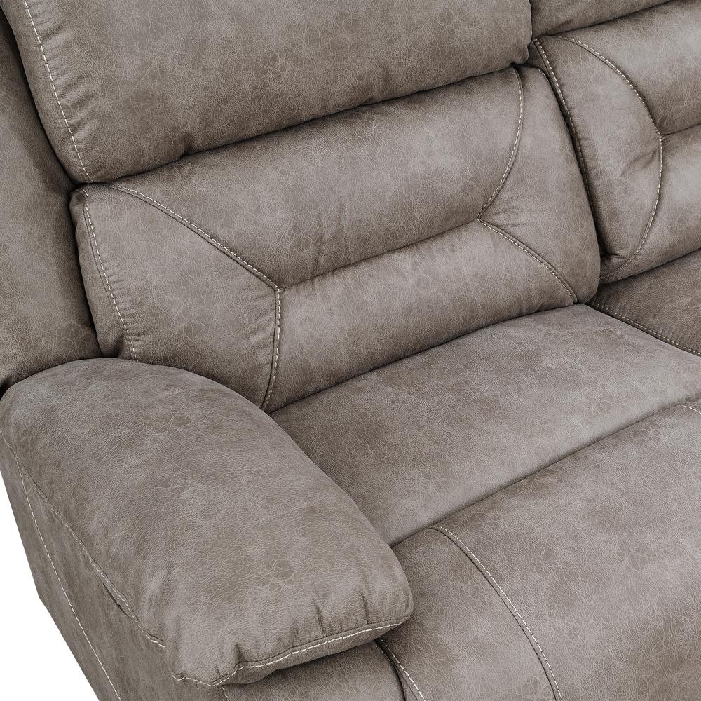 Aria 3PC Reclining Sectional - Desert Sand. Picture 5