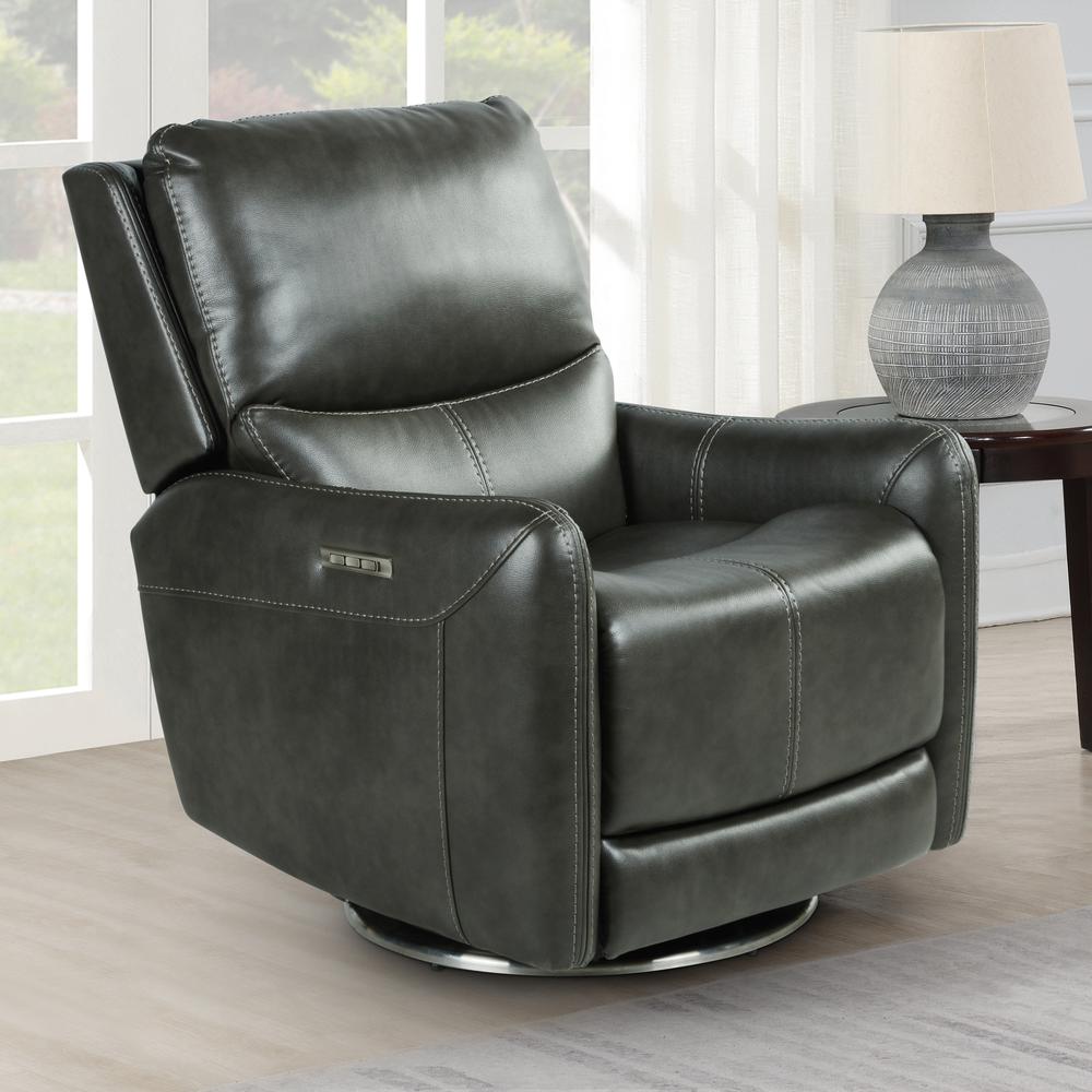 Athens Swivel Power Recliner. Picture 1
