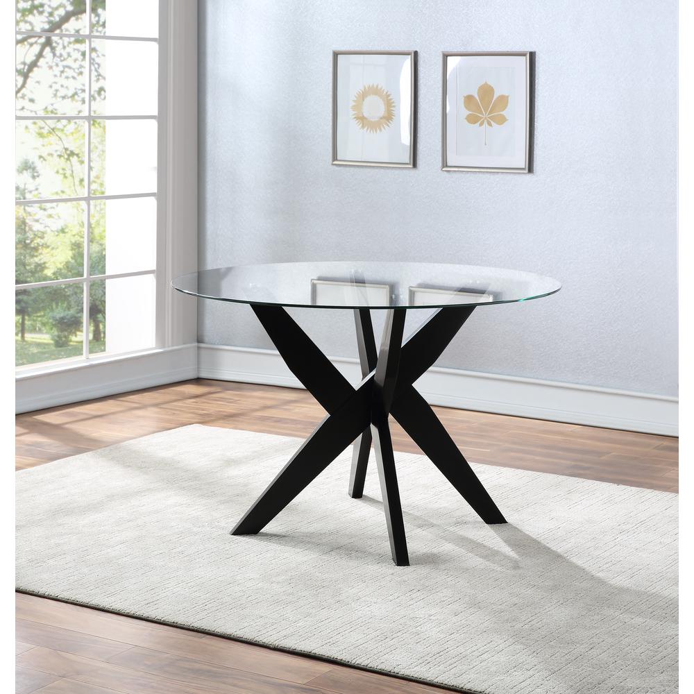 Amalie Table Base Only -  Black. Picture 3