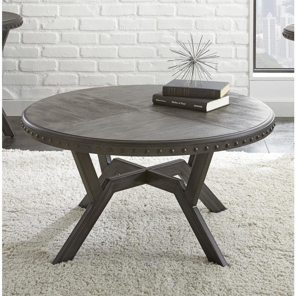 Alamo Round Cocktail Table. Picture 1