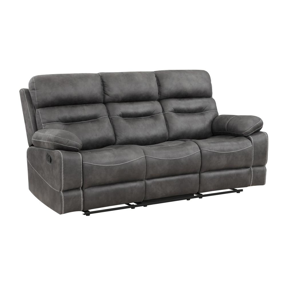 Rudger Gray Manual Sofa. Picture 2