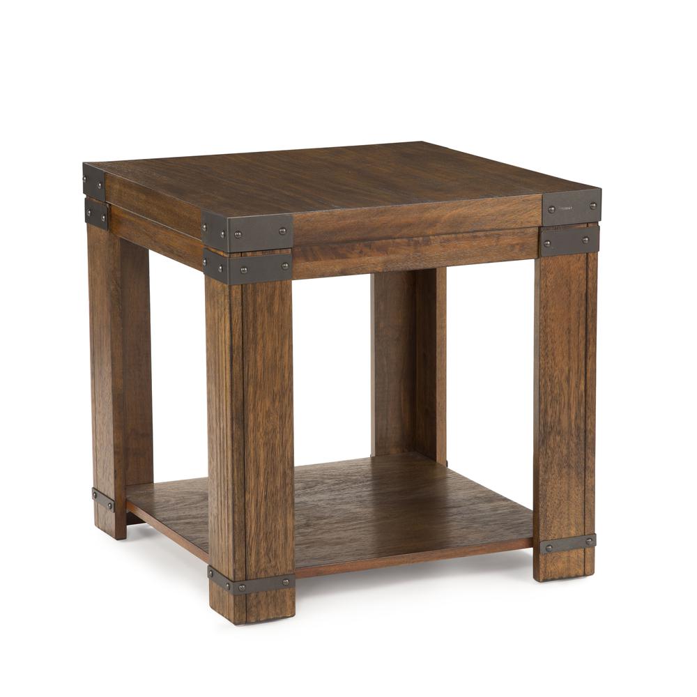 Arusha End Table - Medium Cherry Finish. Picture 1