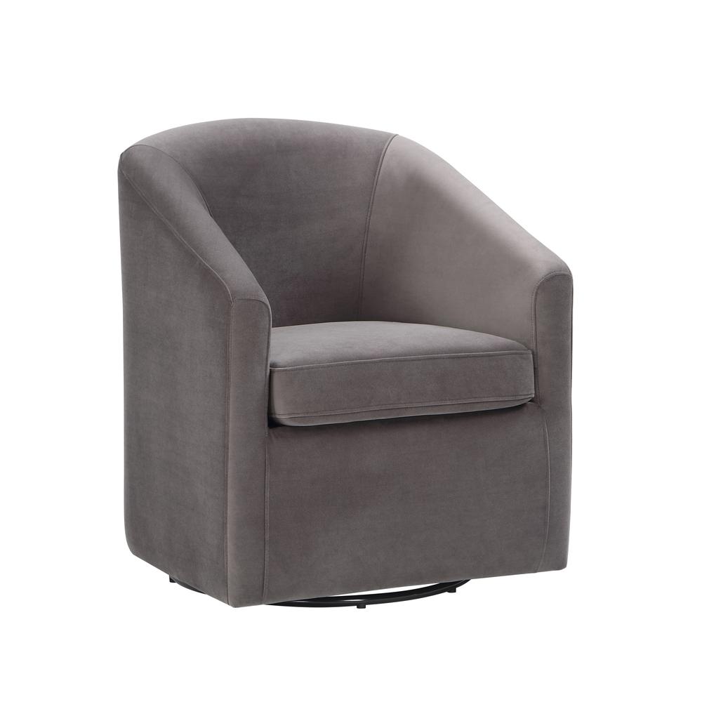 Arlo Upholstered Dining/Accent Chair Fog. Picture 1
