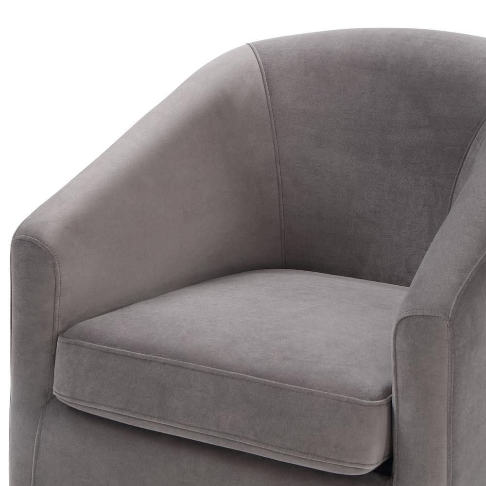 Arlo Upholstered Dining/Accent Chair Fog. Picture 6