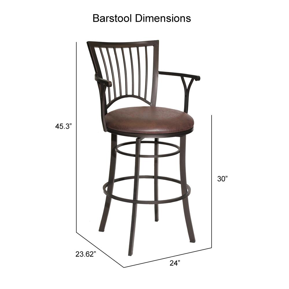 Bayview Swivel Barstool. Picture 3