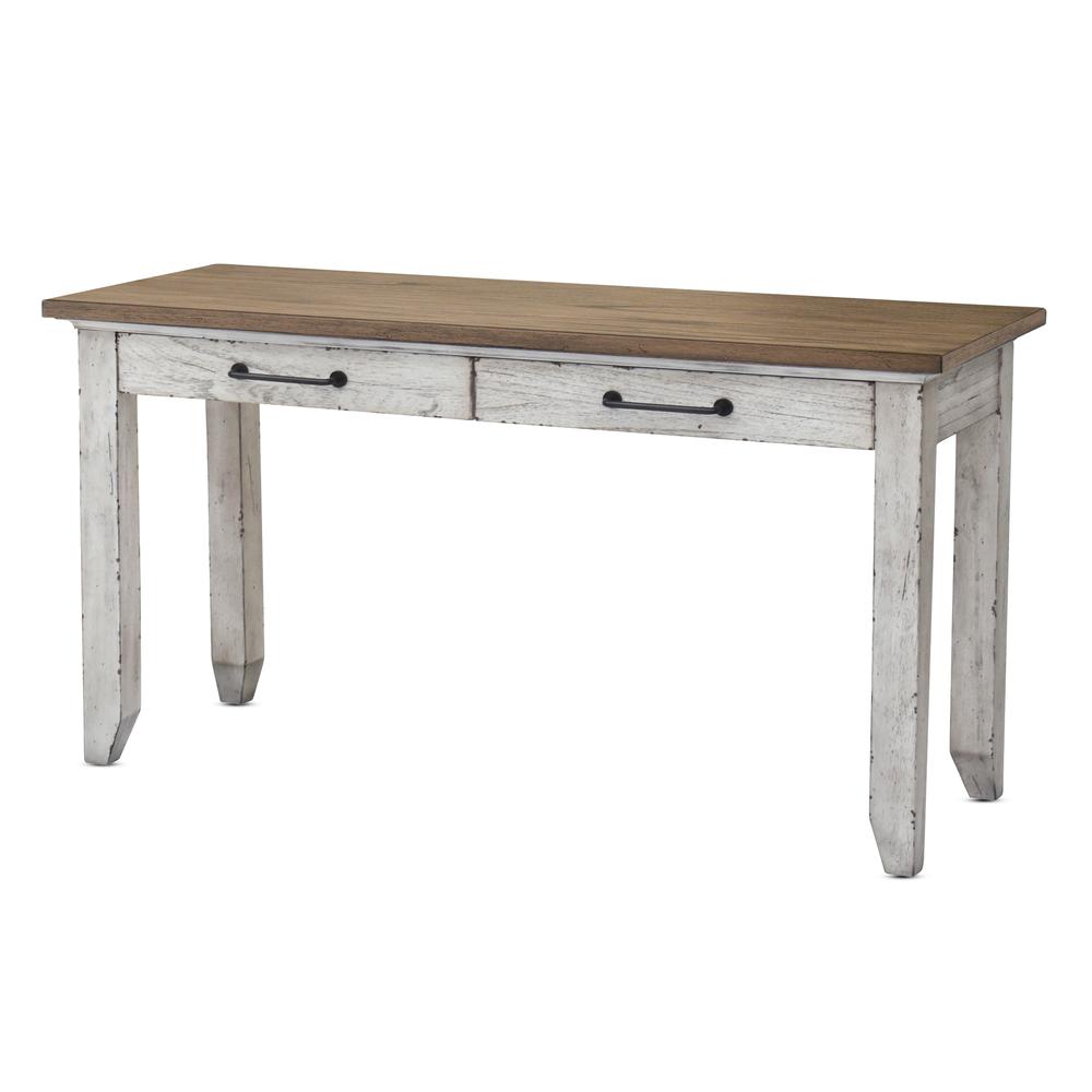 Creek Sofa Table, Heavily distressed two-tone finish perfect for that rustic farmhouse style. Picture 2