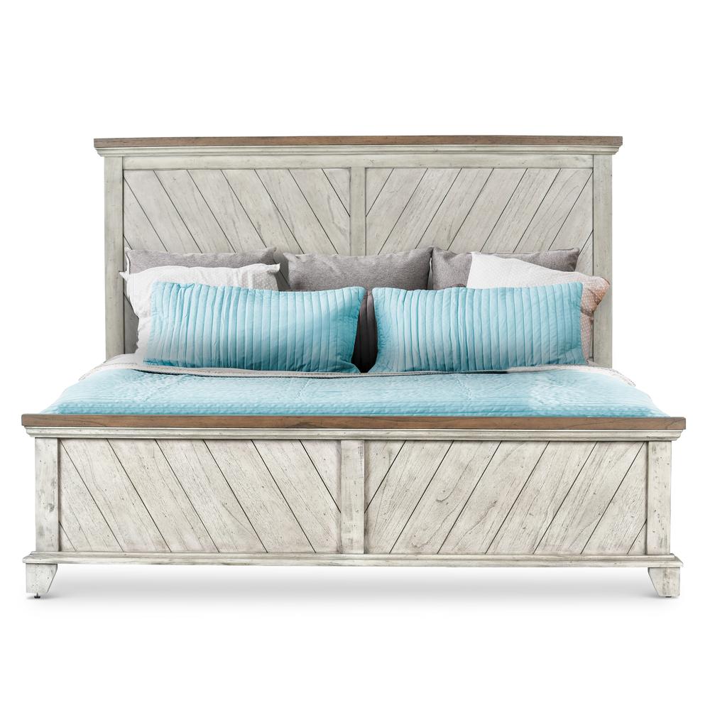 Creek King Bed, Rustic Ivory/Honey. Picture 3