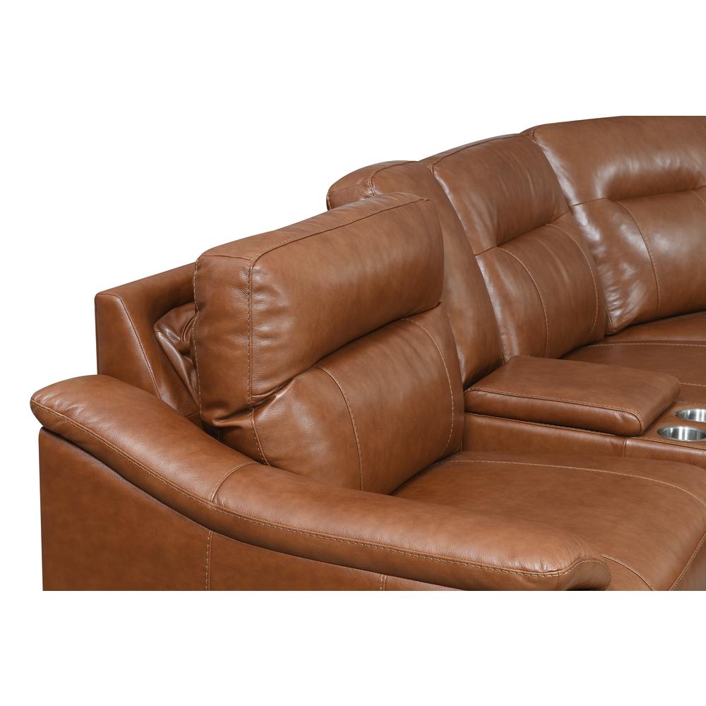 Casa Power Reclining Sectional - Coach. Picture 5