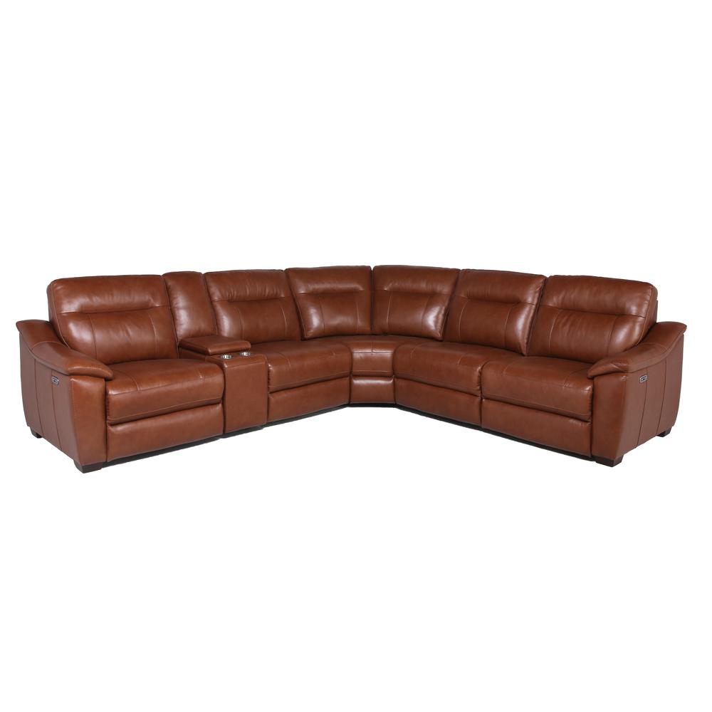 Casa Power Reclining Sectional - Coach. Picture 9