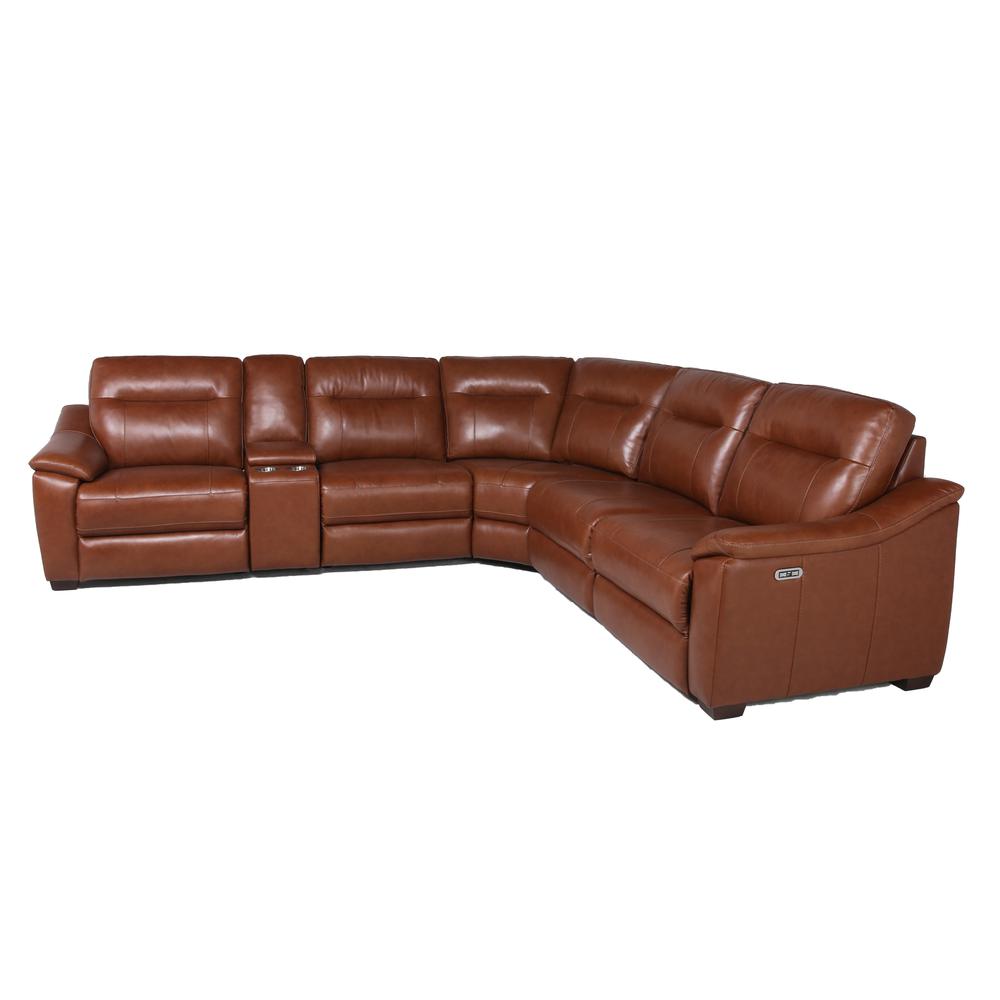 Casa Power Reclining Sectional - Coach. Picture 10