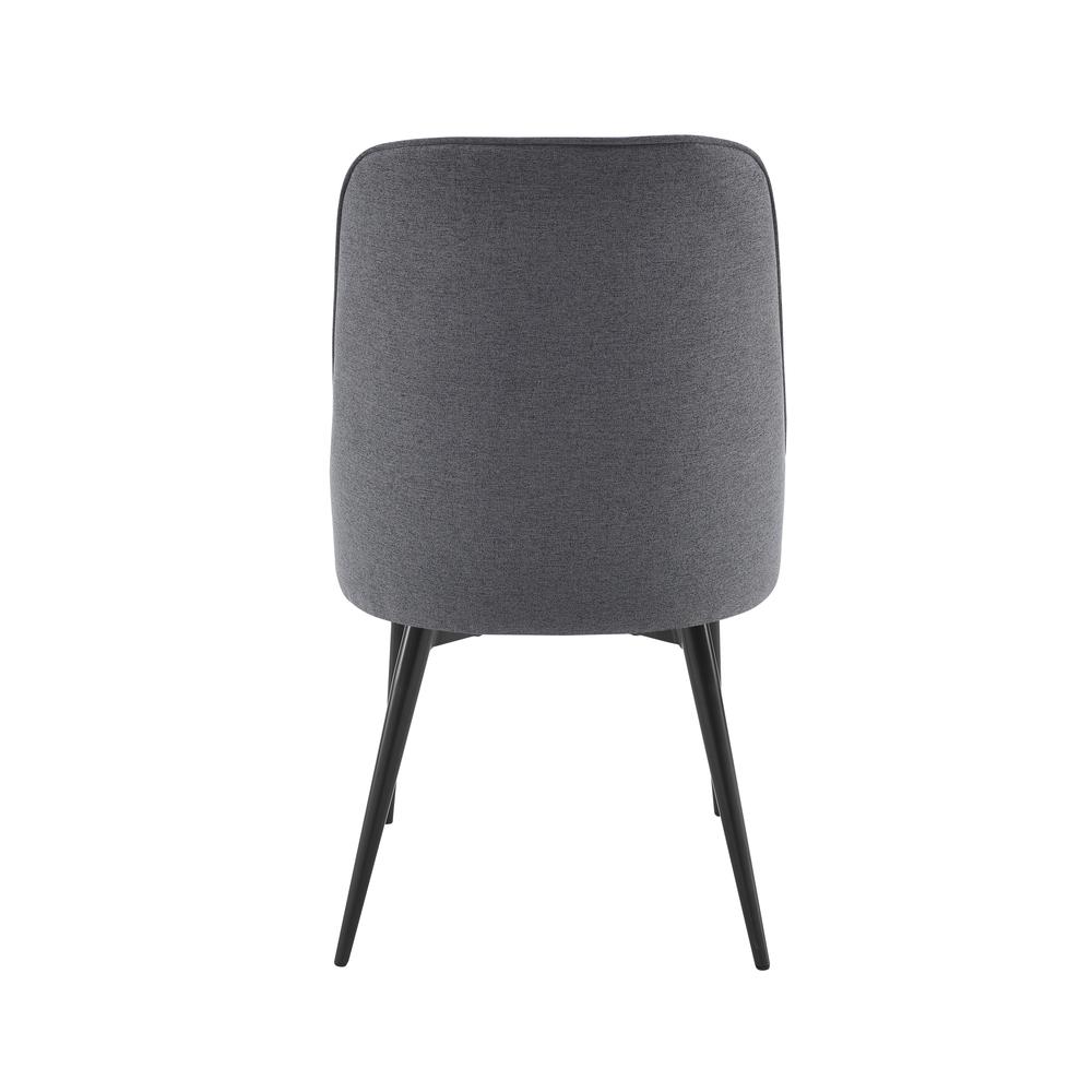 Side Chair Charcoal - set of 2, Charcoal. Picture 6