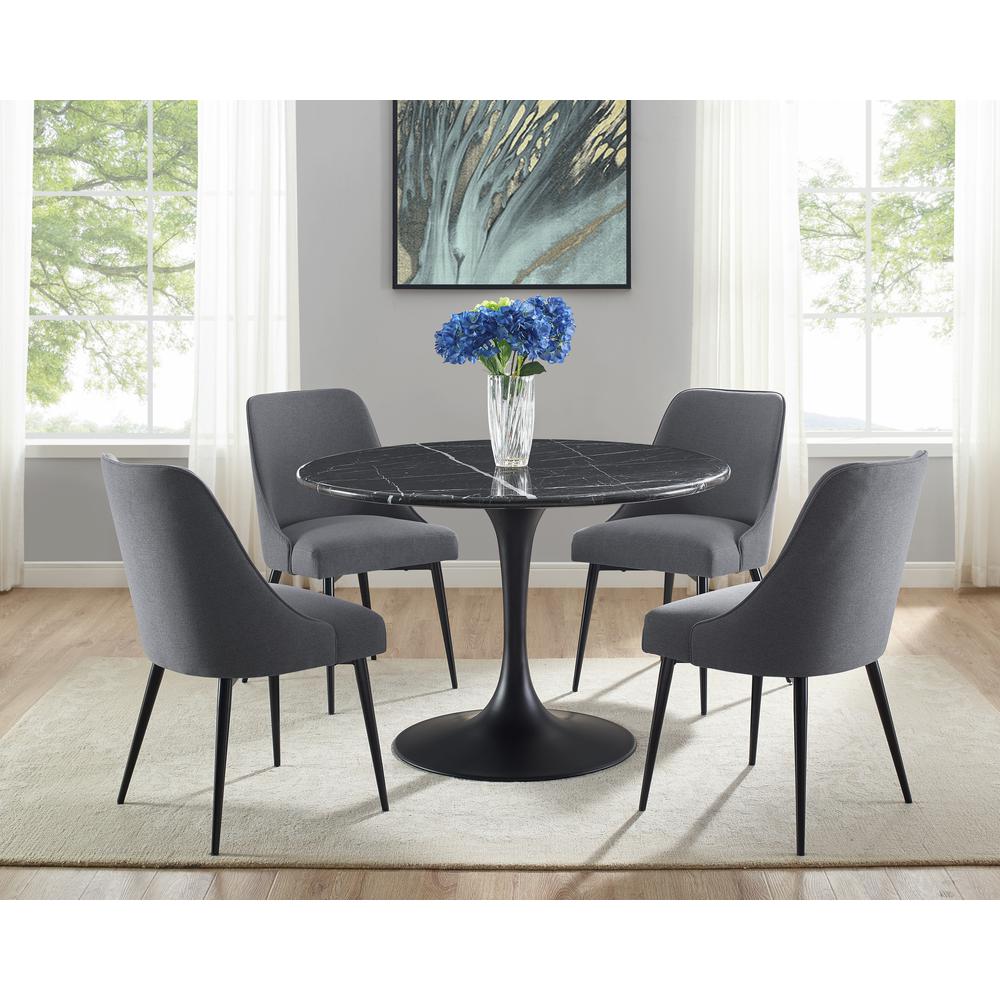 Colfax Side Chair Charcoal - set of 2. Picture 8