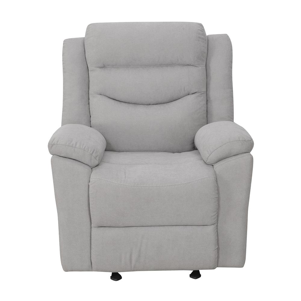 Chenango Glider Recliner Chair - Light Grey. Picture 8