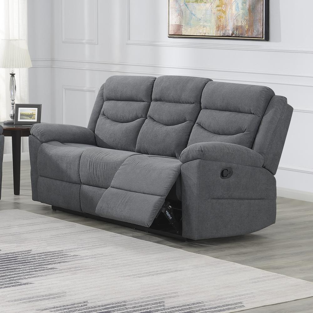 Chenango Manual Motion Sofa - Dark Grey. The main picture.