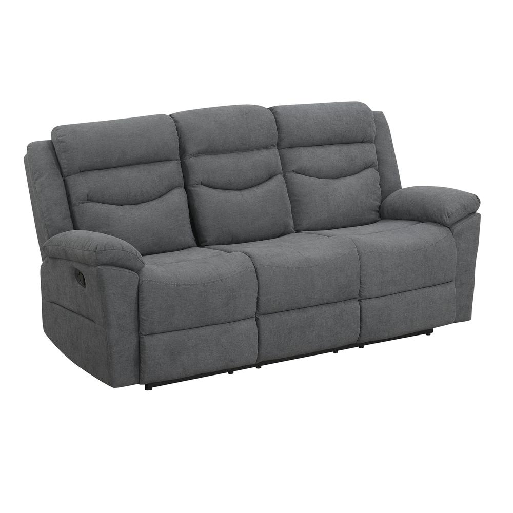 Chenango Manual Motion Sofa - Dark Grey. Picture 3