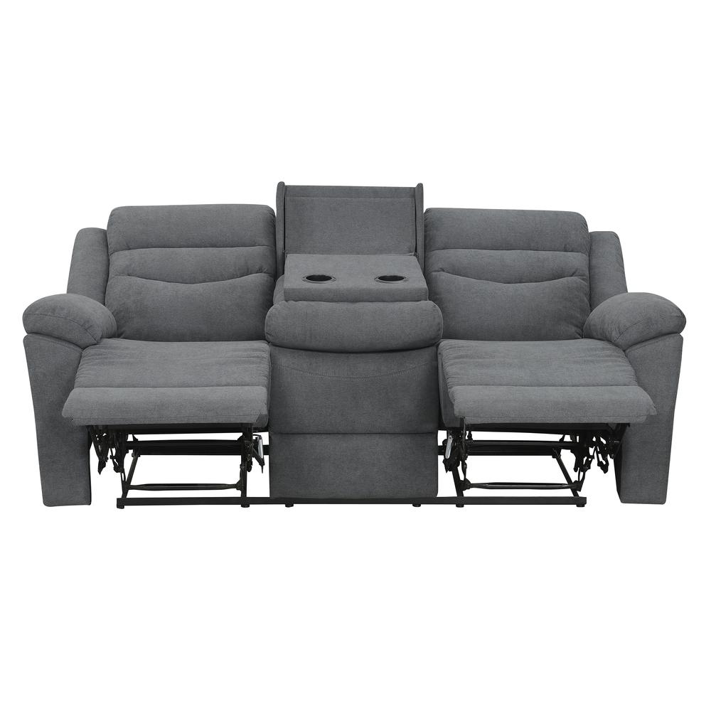 Chenango Manual Motion Sofa - Dark Grey. Picture 4