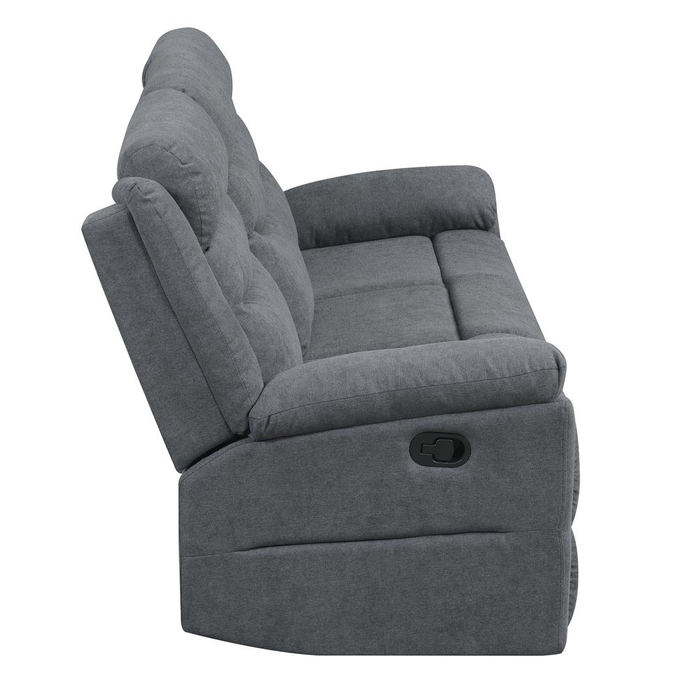 Chenango Manual Motion Sofa - Dark Grey. Picture 8