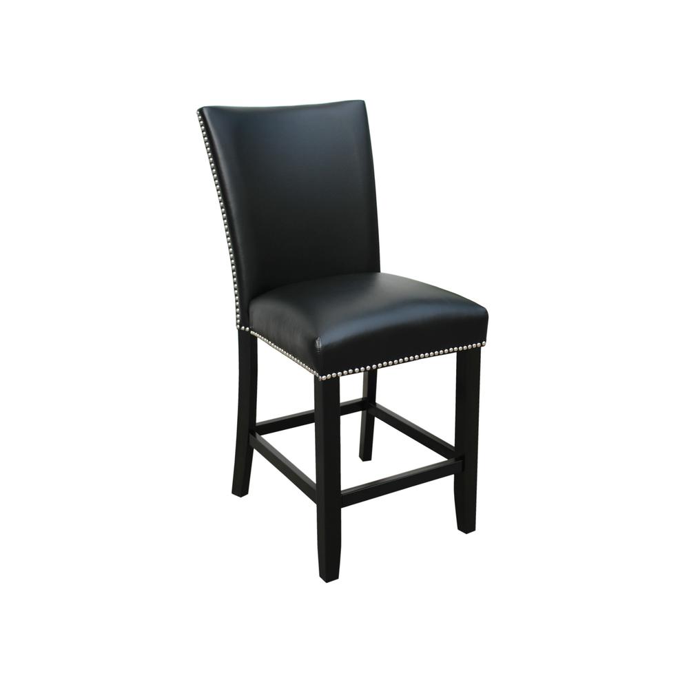 Camila Black Counter Chair - set of 2. Picture 4
