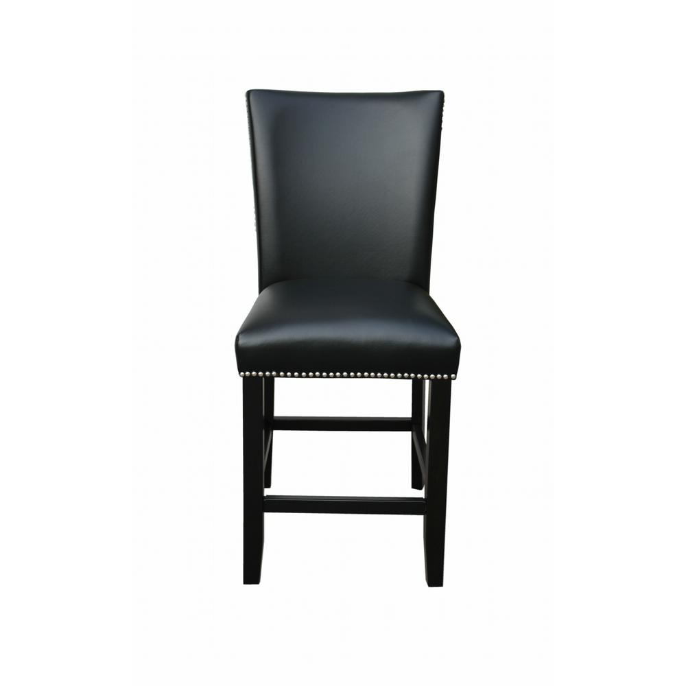 Camila Black Counter Chair - set of 2. Picture 5