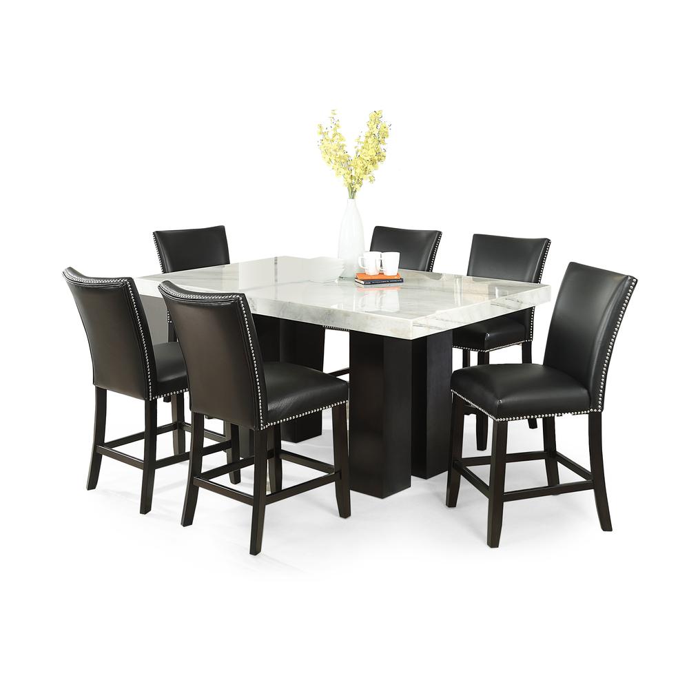 Camila Black Counter Chair - set of 2. Picture 6