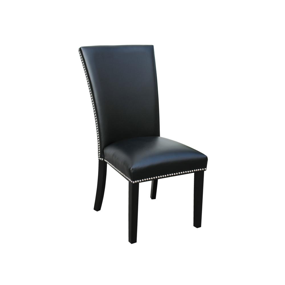 Camila Black Dining Chair - set of 2. Picture 4