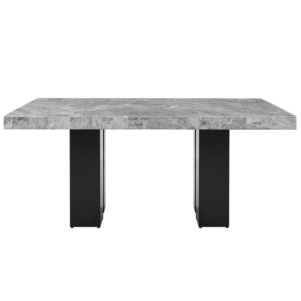 Camila Rectangle Gray Dining Table. Picture 3