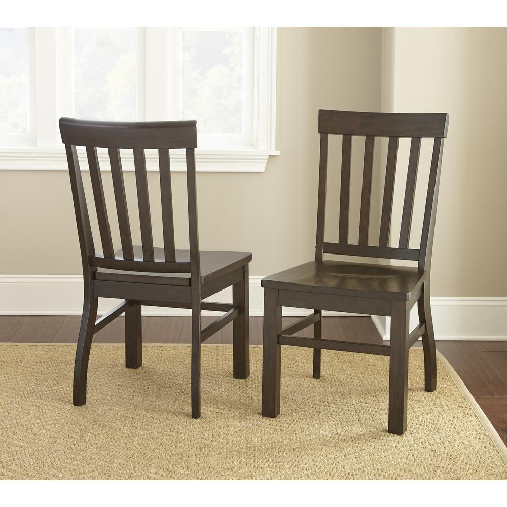 Cayla Dark Oak Side Chair - set of 2. The main picture.