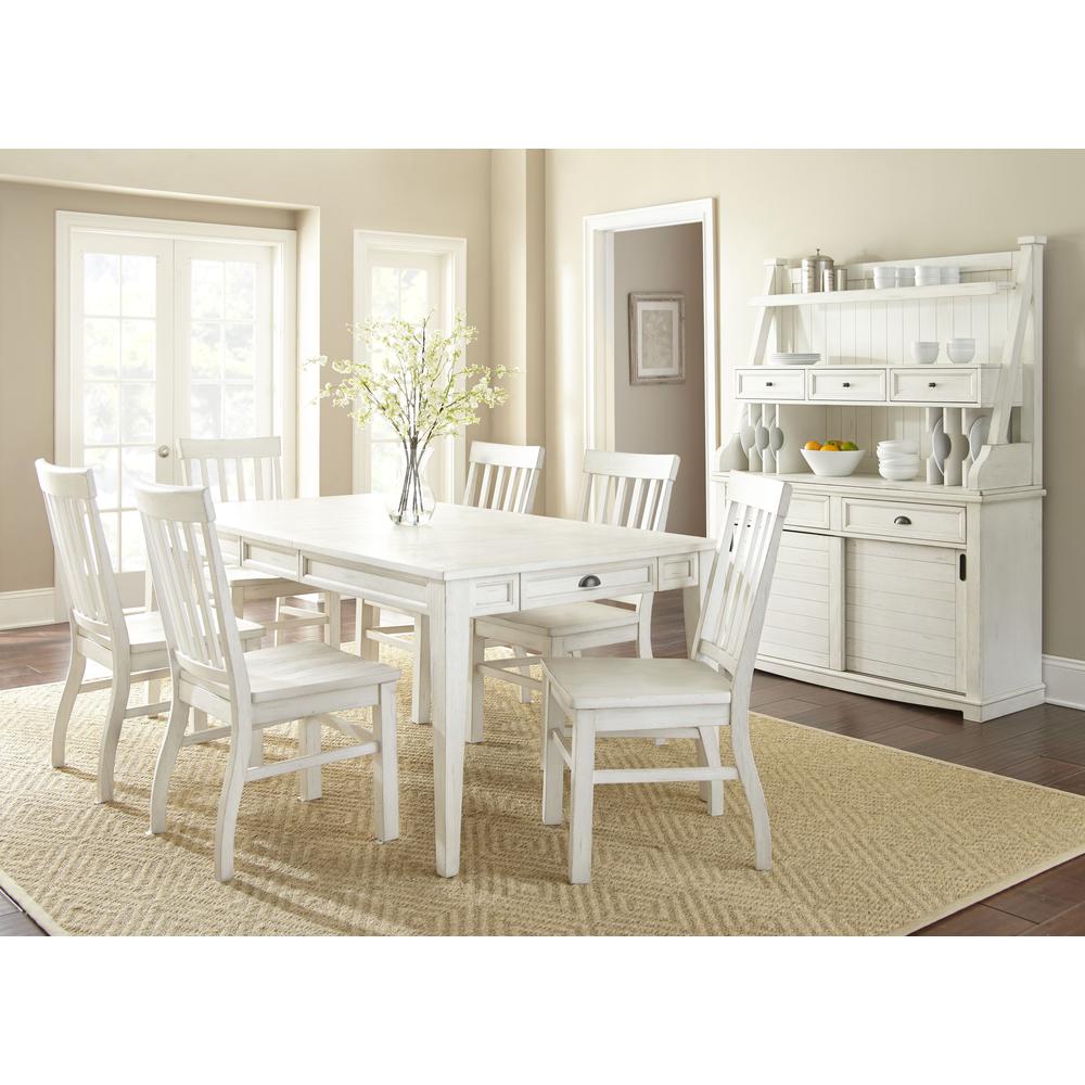 Cayla White Side Chair - set of 2. Picture 2