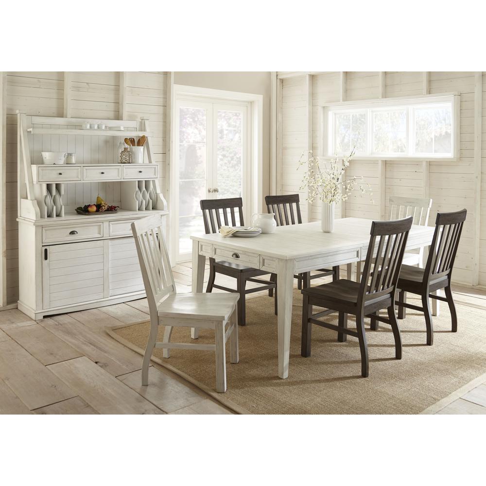 Cayla White Side Chair - set of 2. Picture 4