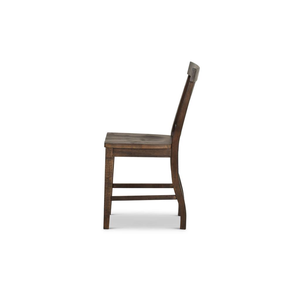 Counter Chair Dark Oak, Distressed Dark Oak finish. Picture 5