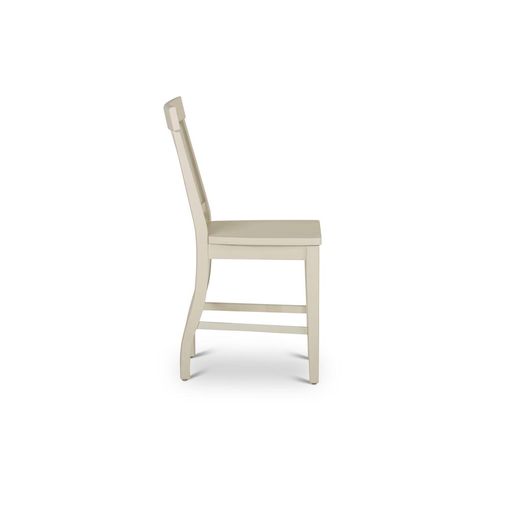 Counter Chair White, Distressed Antique White finish. Picture 4