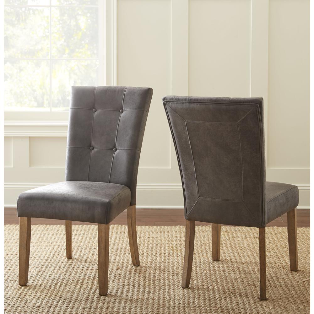 Debby Side Chair Grey- Set of 2. Picture 1