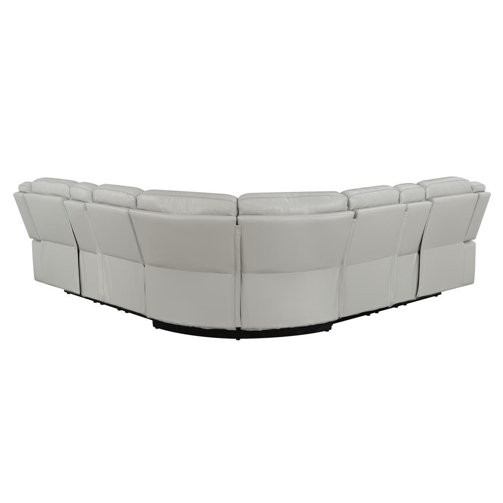 Durango Power Sectional - Light Gray. Picture 9