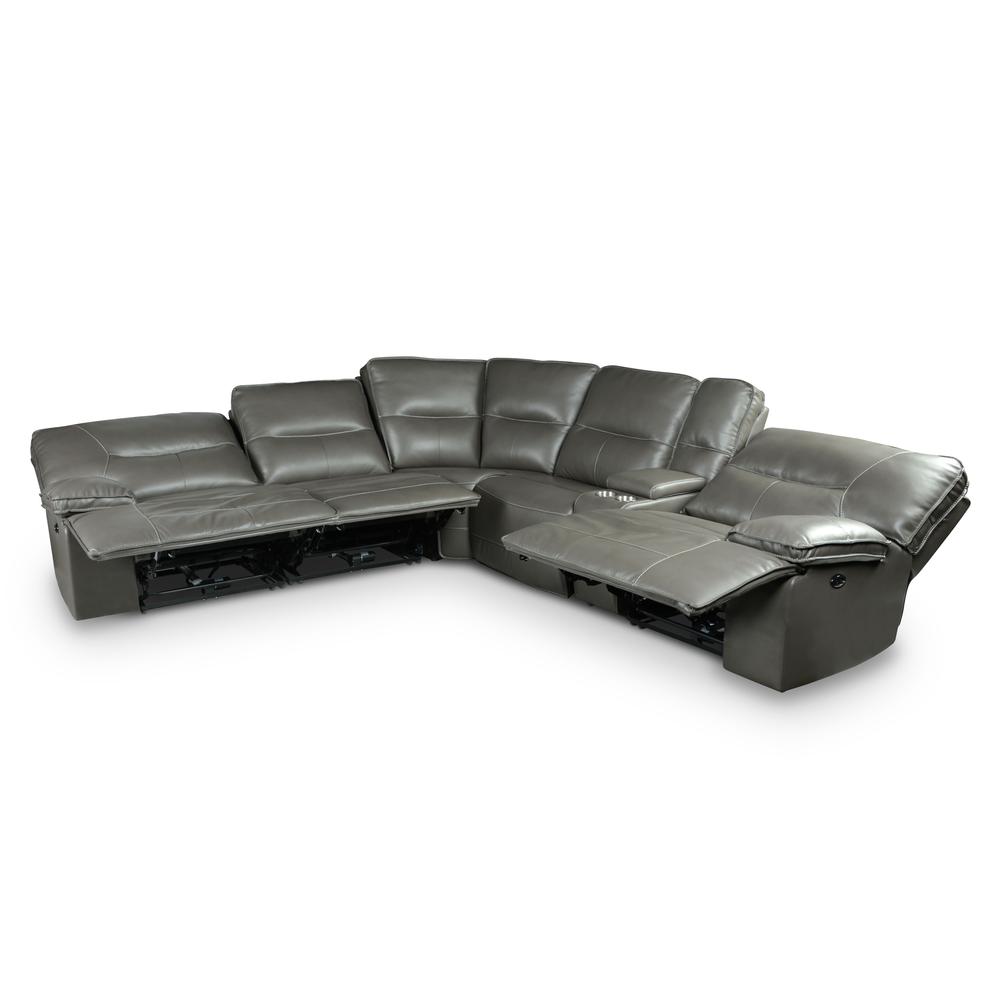Ellery 6-Piece Power Reclining Sectional. Picture 4