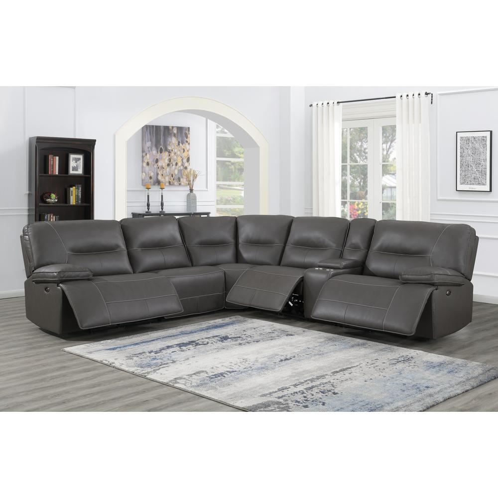 Ellery 6-Piece Power Reclining Sectional. Picture 7