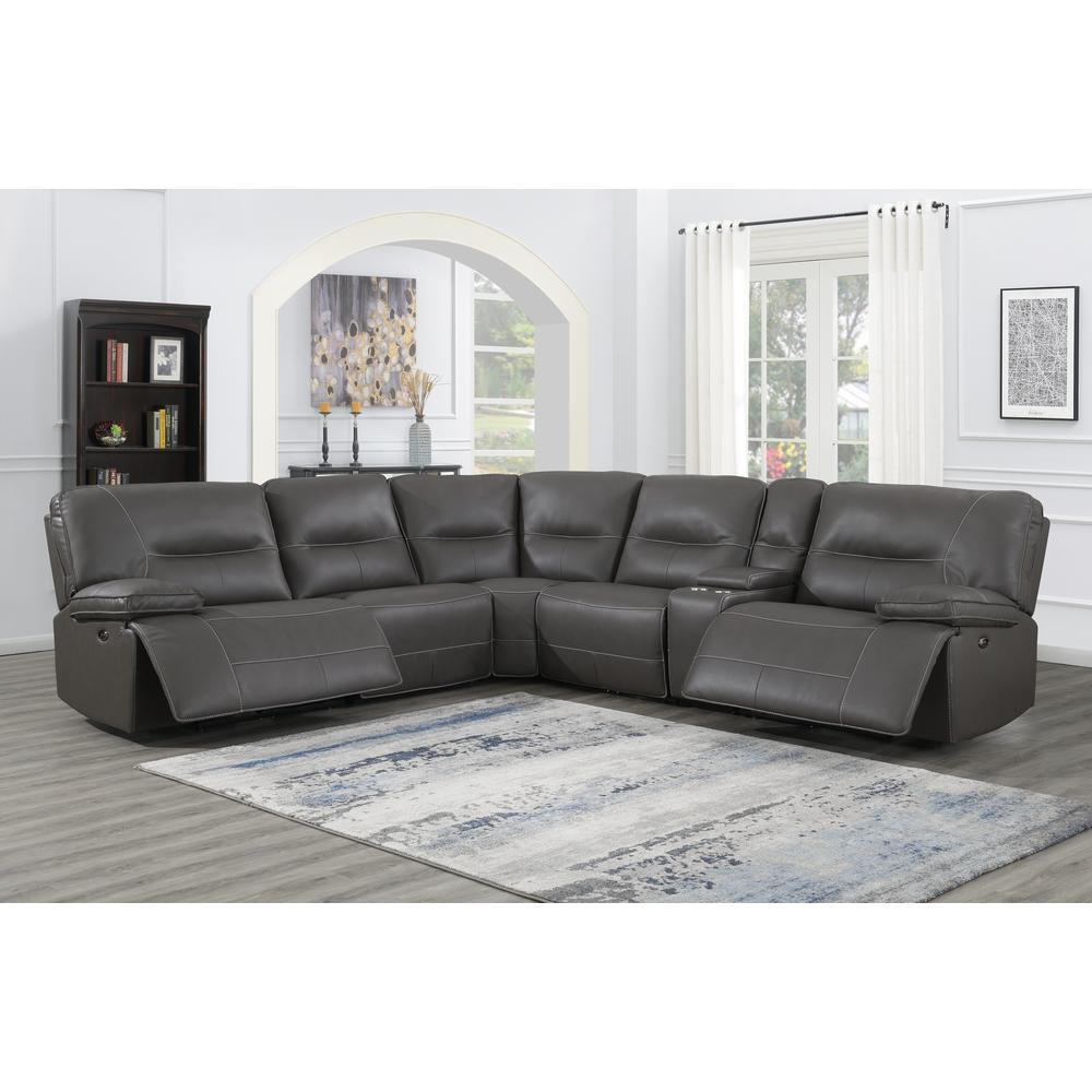 Ellery 6-Piece Power Reclining Sectional. Picture 8