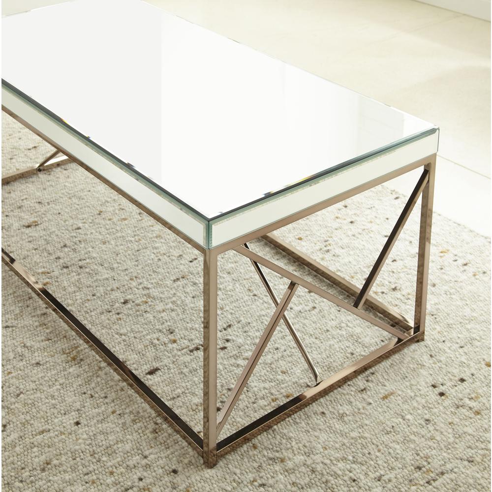 Cocktail Table, Copper Chrome. Picture 5