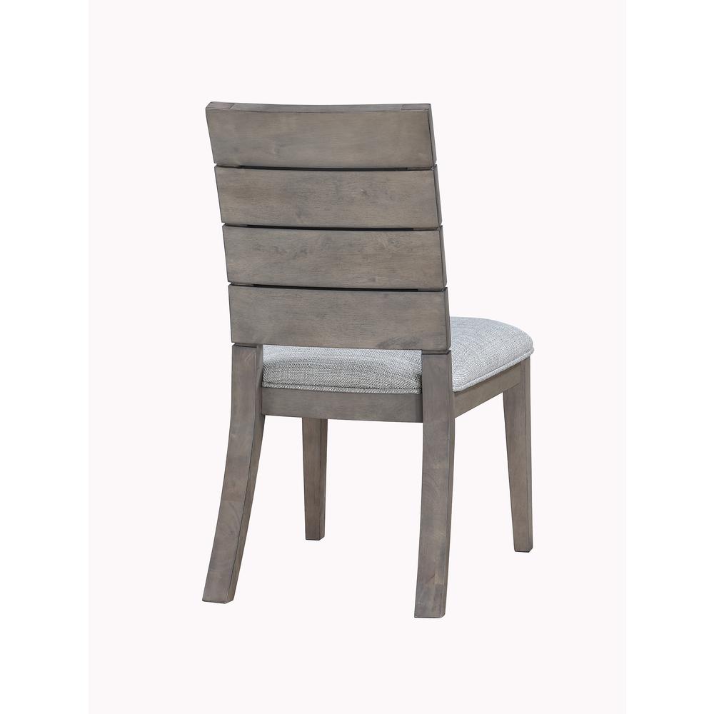 Elora Ladder Back Side Chair - Grey - set of 2. Picture 6