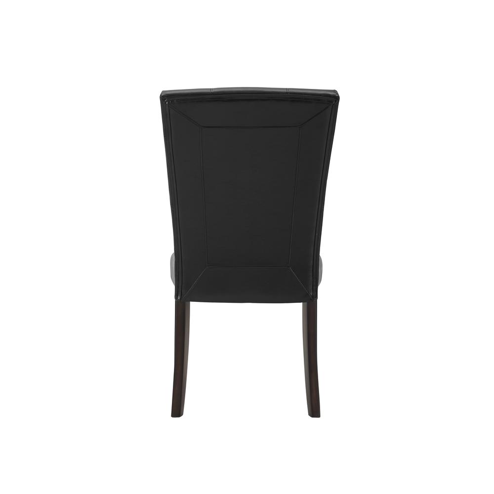 Side Chair - set of 2, Dark cherry/black. Picture 4