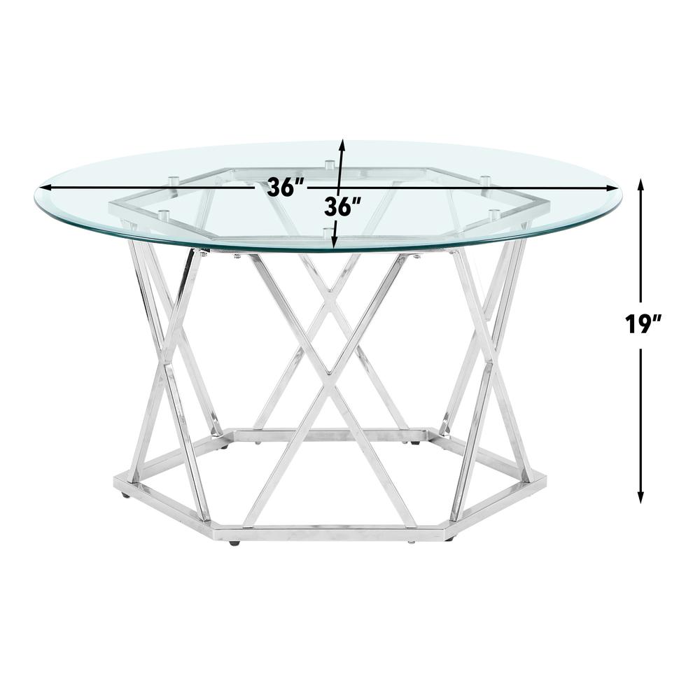 Escondido Round Cocktail Table. Picture 4