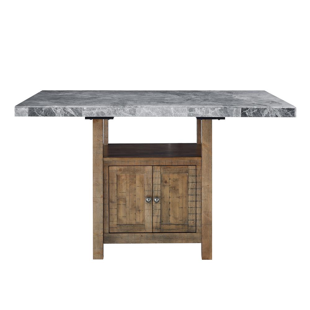 Grayson Gray Marble Counter Table. Picture 3