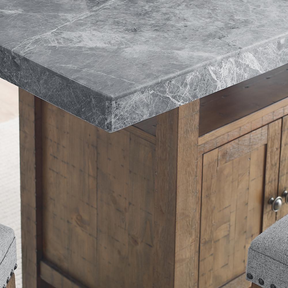 Grayson Gray Marble Counter Table. Picture 6