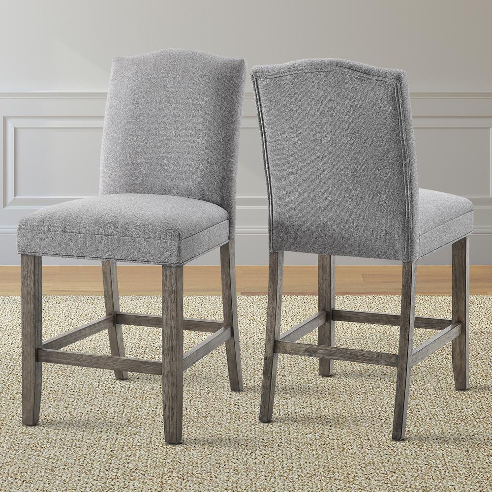 Grayson Counter Chair Gray - set of 2. Picture 1