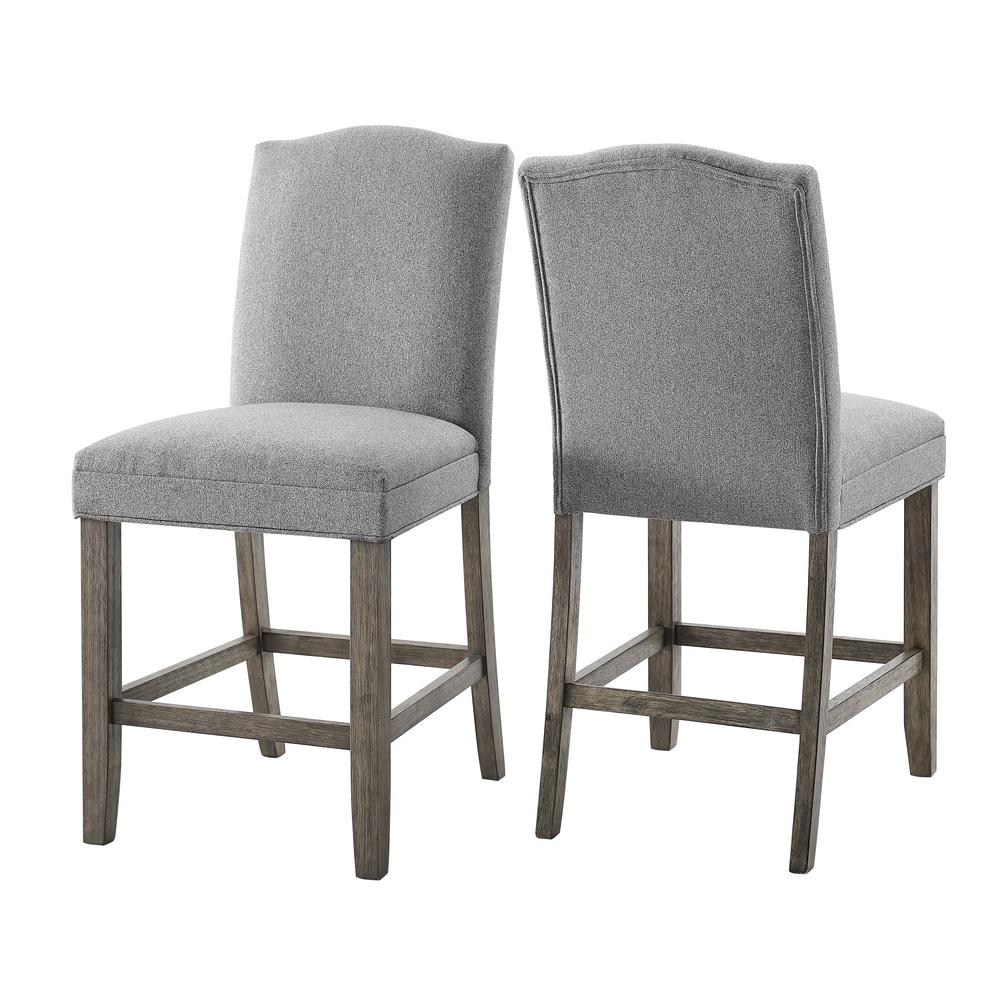 Grayson Counter Chair Gray - set of 2. Picture 2