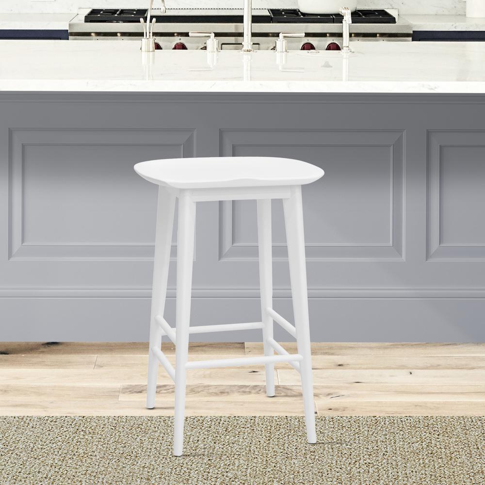 Hilton Counter Stool White. The main picture.