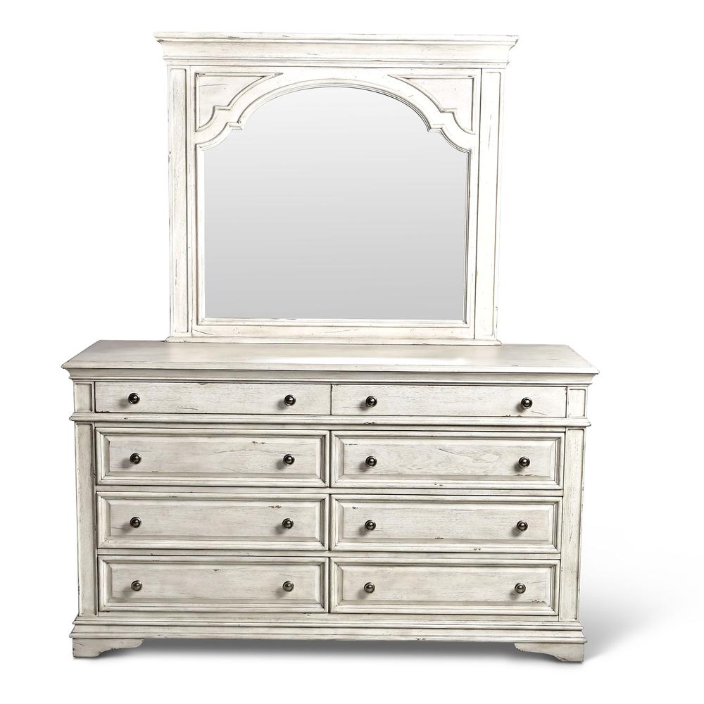 Highland Park Dresser and Mirror - Rustic Ivory. Picture 2