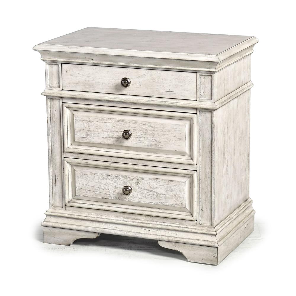 Highland Park Nightstand - Rustic Ivory. Picture 2
