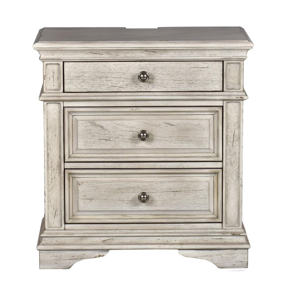 Highland Park Nightstand - Rustic Ivory. Picture 3
