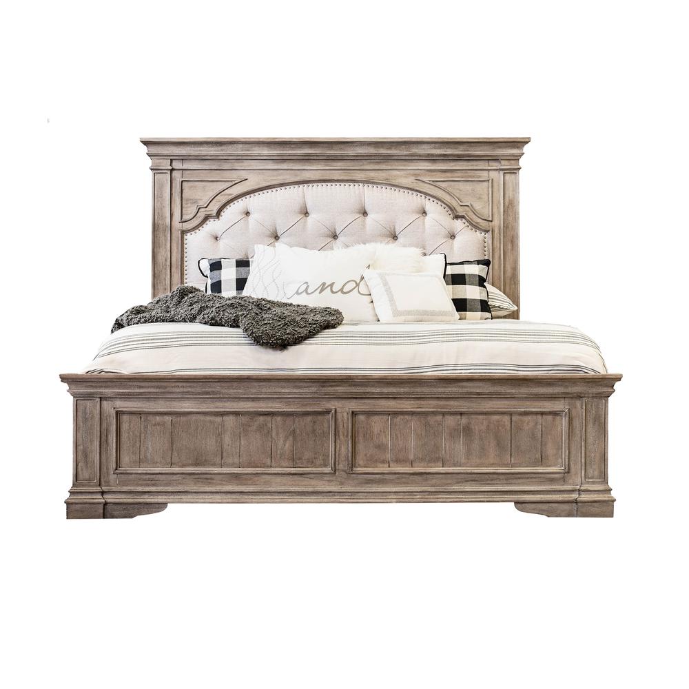 Highland Park Queen Bed - Driftwood. Picture 6