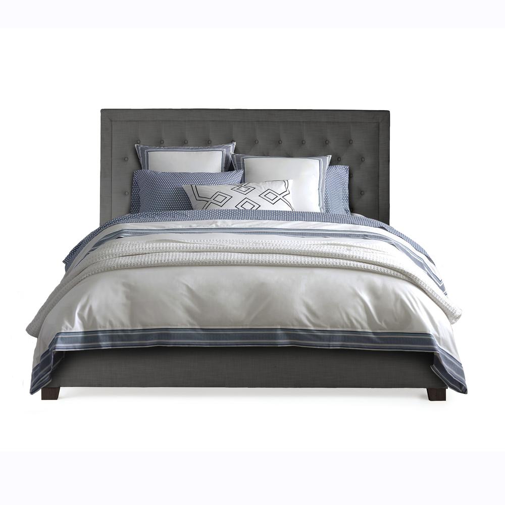Isadora King Bed Gray. Picture 2